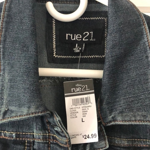 Rue21 Denim‎ Jean Vest - Picture 2 of 3